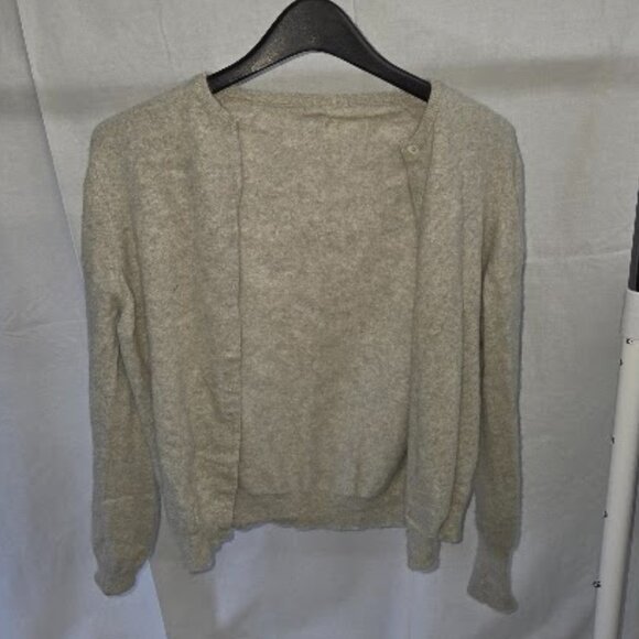 Jaeger gray cashmere cardigan - Picture 2 of 3